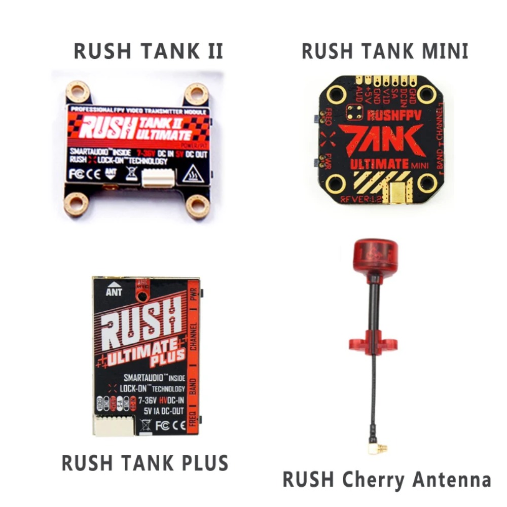 Drone Racing Frame - Émetteur vidéo RUSH TANK Ultimate II/Mini/PLUS/Solo